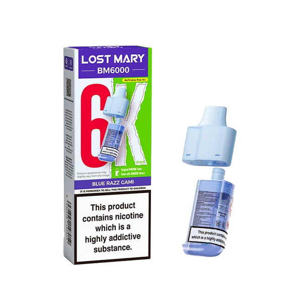Blue Razz Gami | BM6000 Refill