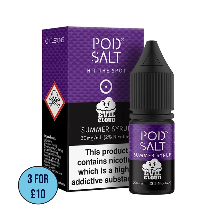 Summer Syrup | Pod Salt Core 10ml Nic Salt (50VG/50PG)