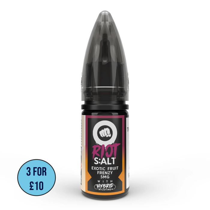 Riot Squad Nic SALT 10ml (50VG/50PG) | Exotic Fruit Frenzy | 2%