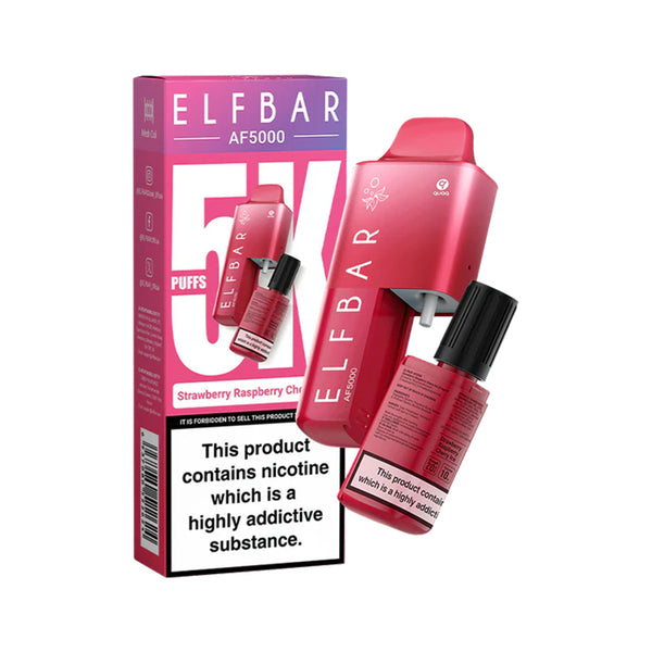 Strawberry Raspberry Cherry Ice | Elf Bar AF5000