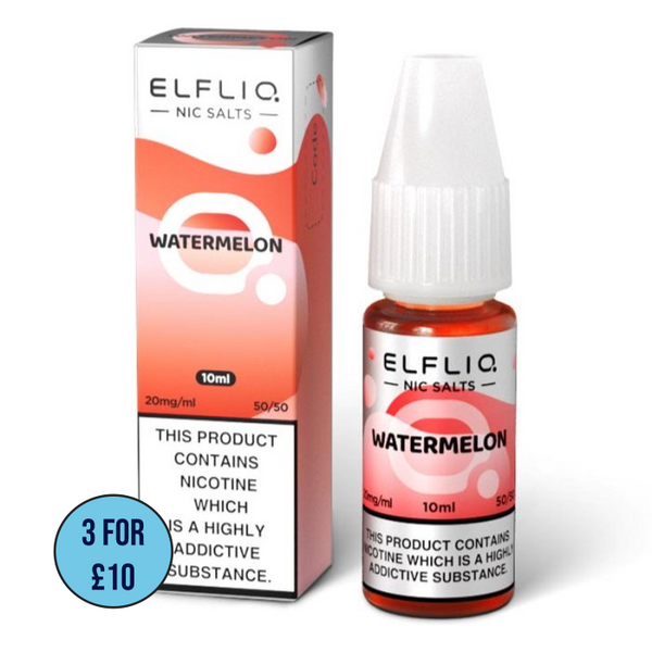 ELFLIQ By Elf Bar 10ml Nic Salt (50VG/50PG) | Watermelon | 2%