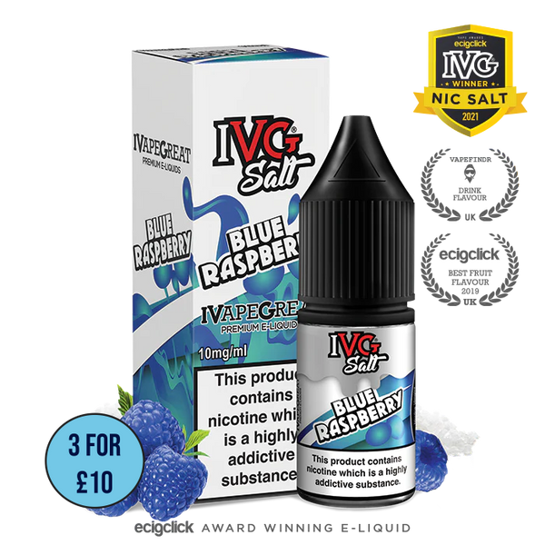 IVG Salt 10ml Nic Salt (50VG/50PG) | Blue Raspberry | 2%