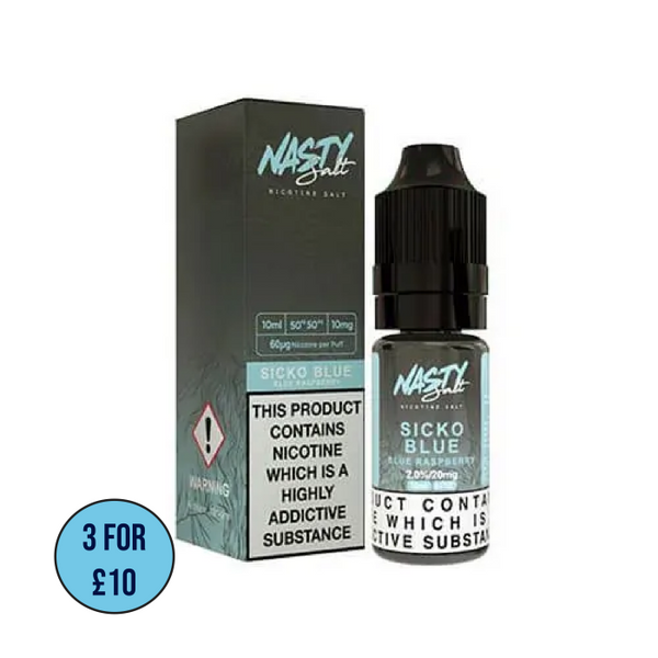 Sicko Blue  | Nasty Salt 10ML Flavoured Nic Salt (50VG/50PG)