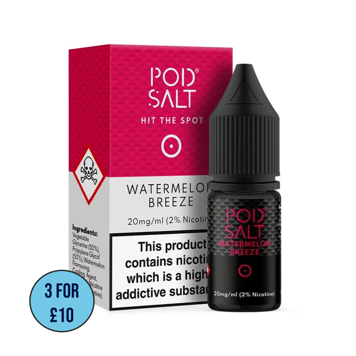 Watermelon Breeze | Pod Salt Core 10ml Nic Salt (50VG/50PG)